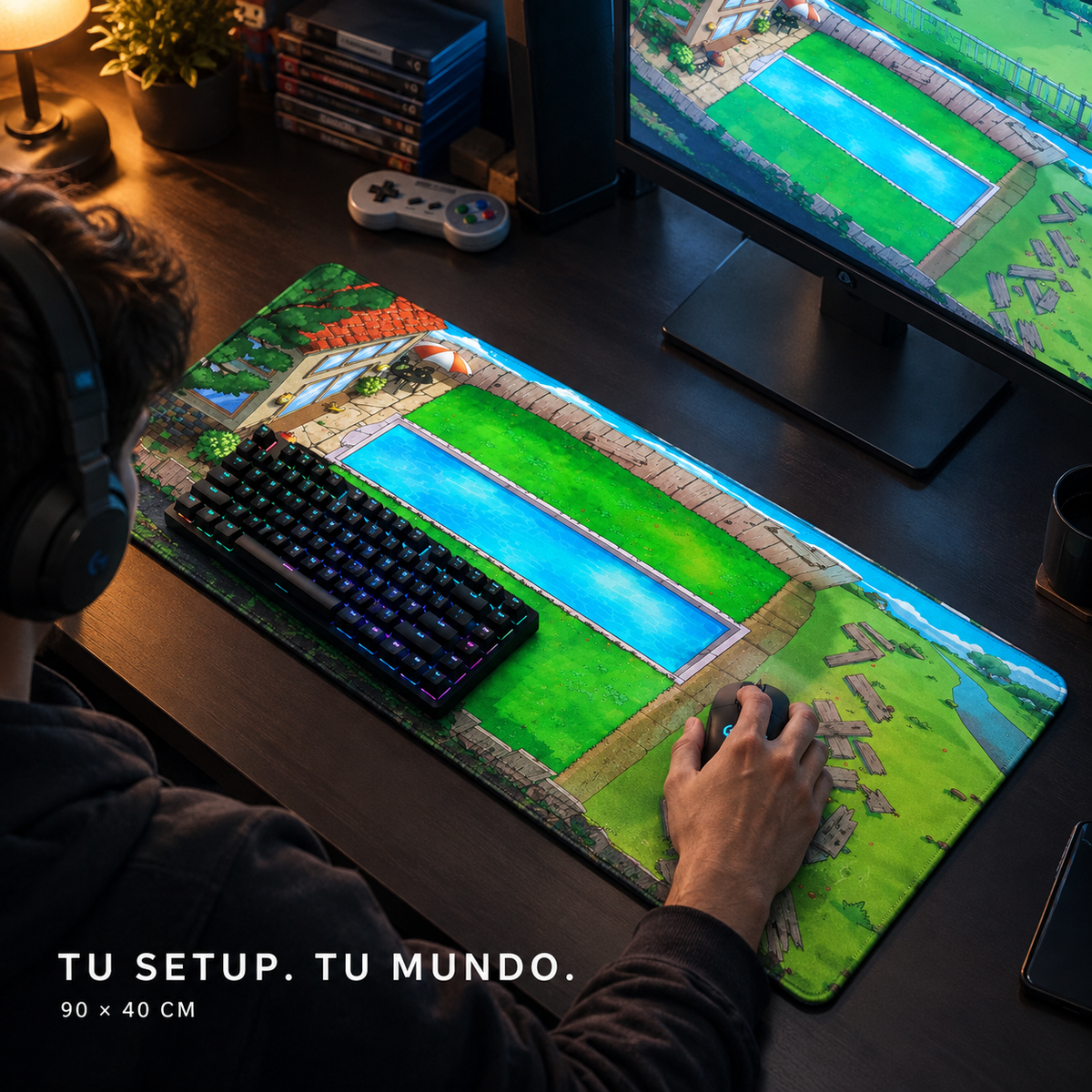 Lawnback | Mousepad Jardín de Recuerdos